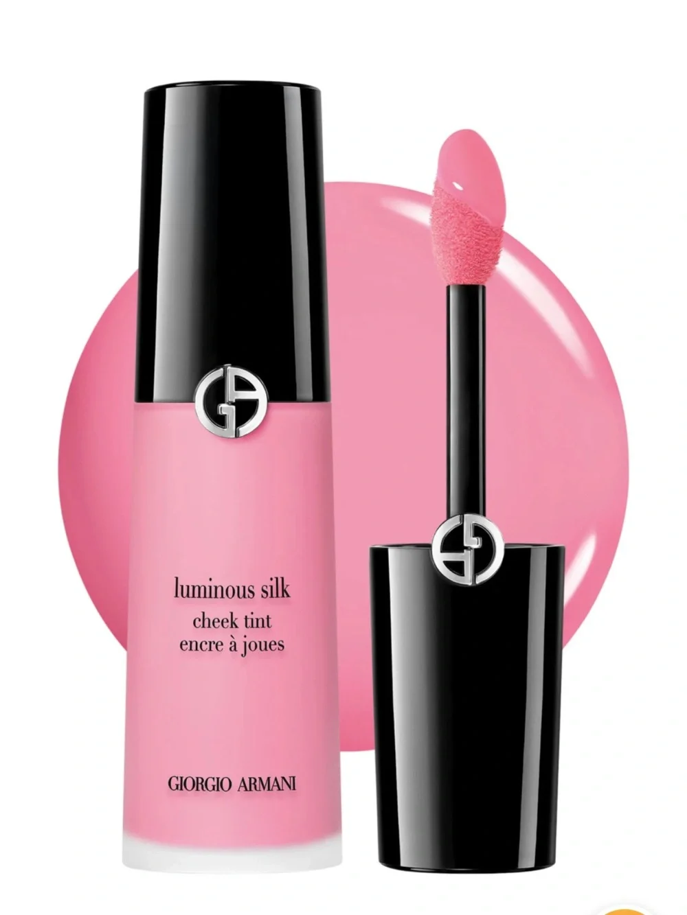 Giorgio Armani Luminous Silk Cheek Tint —Color: 53 Bold Pink - cool baby pink